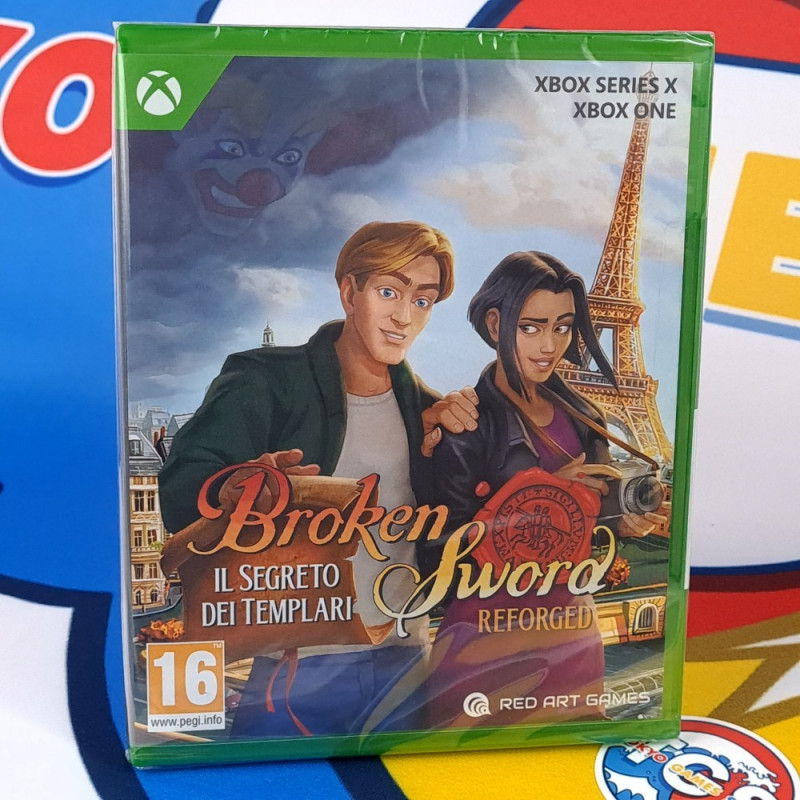 Broken Sword - Il Segreto Dei Templari Reforged Xbox Series X One EU RAG [IT Ver.] New