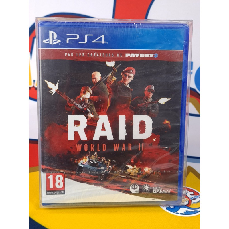 Raid World War II PS4 Euro Game [Multi-Language/Action, Gun shoot] NEW, NEUF