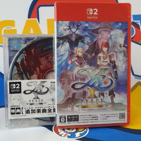 Ys X: Proud Nordics Switch 2 Japan Ed. KEY CARD Game [Action RPG/Ys Series] NEW
