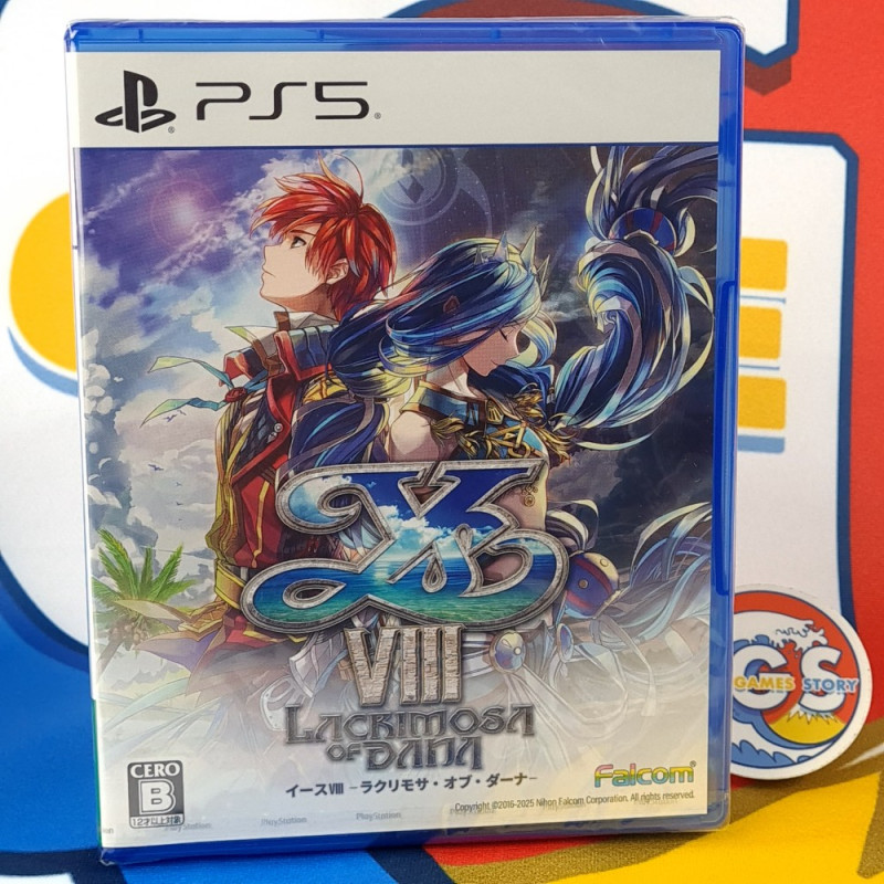 Ys VIII: Lacrimosa of DANA PS5 Japan Ed. Physical Game [Action RPG/Falcom] NEW