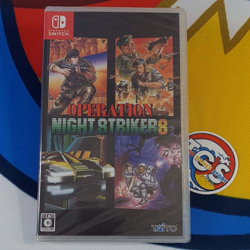 Operation Night Strikers Nintendo Switch Japan (Game in ENGLISH/Operation Wolf..) NEW