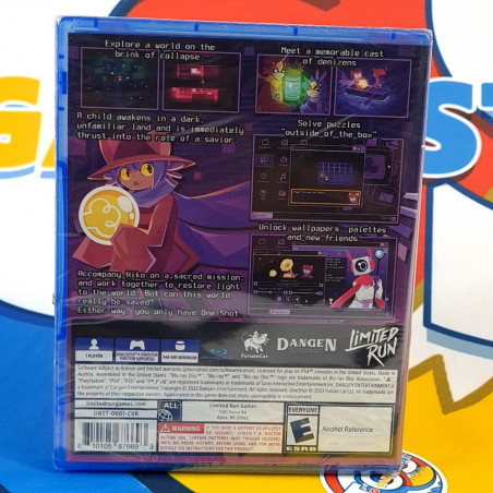 OneShot : World Machine Edition PS4 US Physical Game [Multi-Language/Adventure] NEW