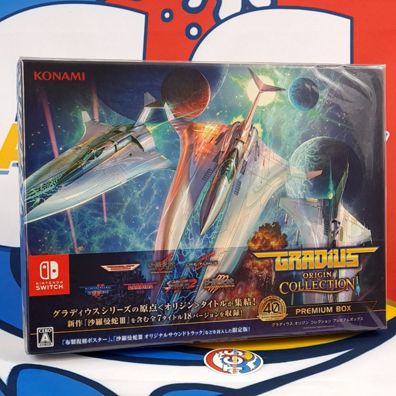 Gradius Origin Collection [Premium Box] Switch Japan (Multi-Language/Shoot'em up) New