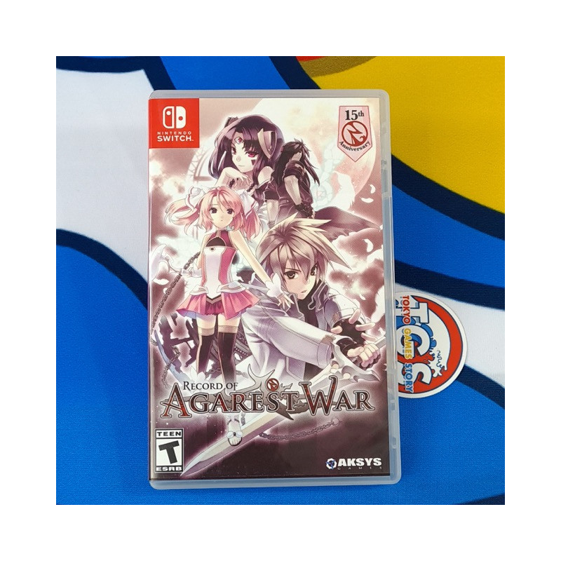 Record of Agarest War Nintendo Switch USA Game Used (Tactical RPG)