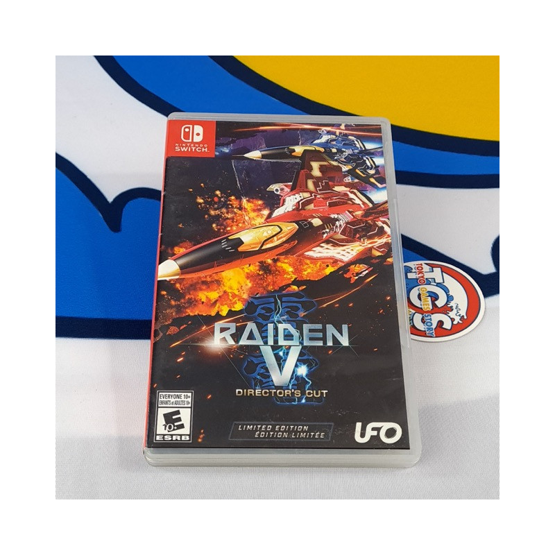 Raiden V: Director's Cut [Limited Edition] Switch USA Used (Multi-Languages/Shoot 'em up)