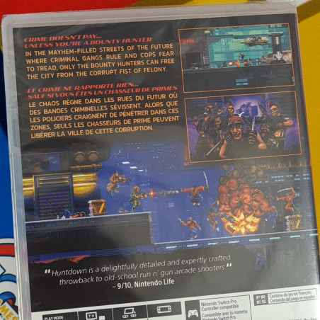 Huntdown Switch US Physical Sealed Game [Multi-Language/Action Retro Shoot] NEW