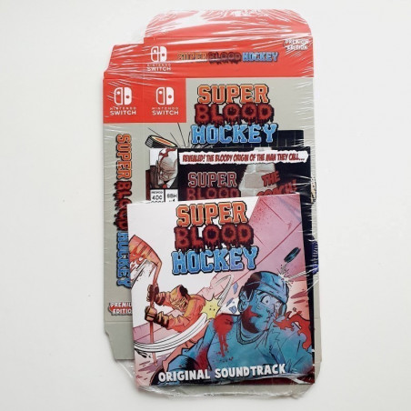 Super Blood Hockey Retro Upgrade No Game SWITCH US Ver.NEW PREMIUM EDITION Sport Arcade Nintendo