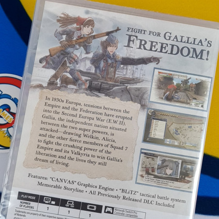 Valkyria Chronicles Remastered Switch US Game [Multi-Language/Tactical RPG] NEW