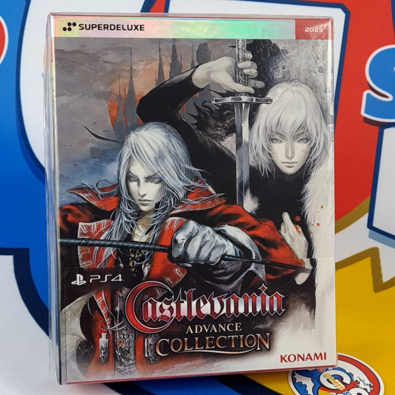 Castlevania Advance Collection SDX DELUXE Edition PS4 Asia (Cover in english) NEW Konami Castlevania Advance Collection SDX DELUXE Edition PS4 Asia (Cover in english) NEW Konami