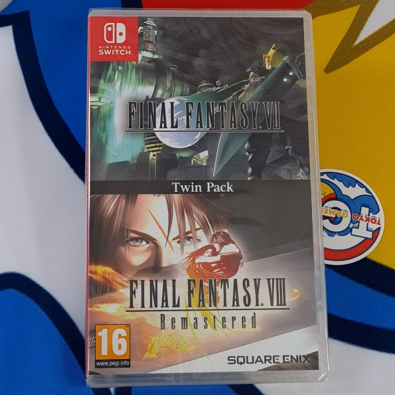 Final Fantasy VII & Final Fantasy VIII Remastered Twin Pack Switch EU NEW