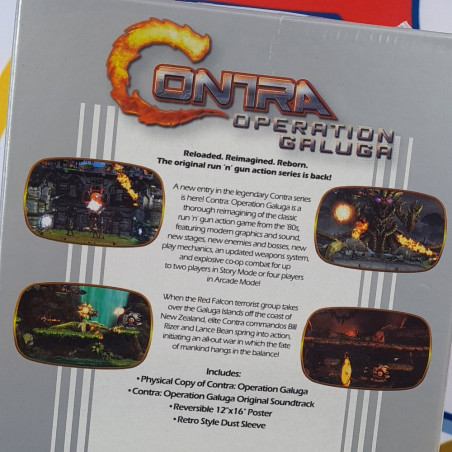 Contra: Operation Galuga PS4 Classic edition LRG Limited Run Games New (Multi-Language/Run&Gun) Probotector