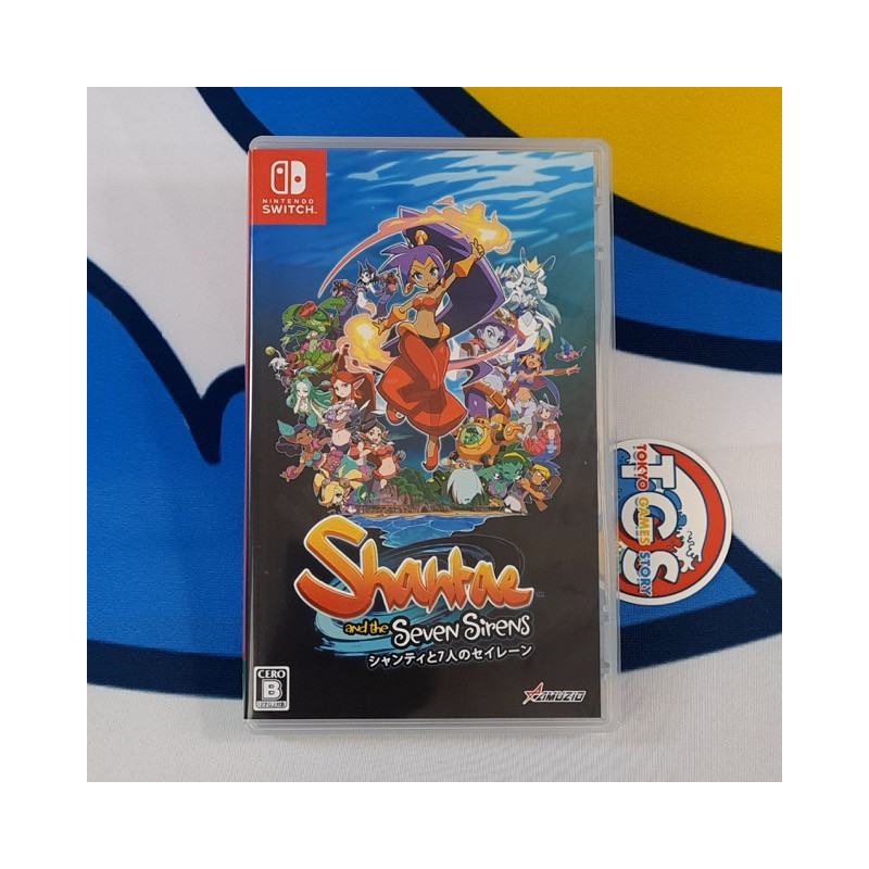 SHANTAE AND THE SEVEN SIRENS SWITCH Japan Used (Game in ENGLISH/Platform)
