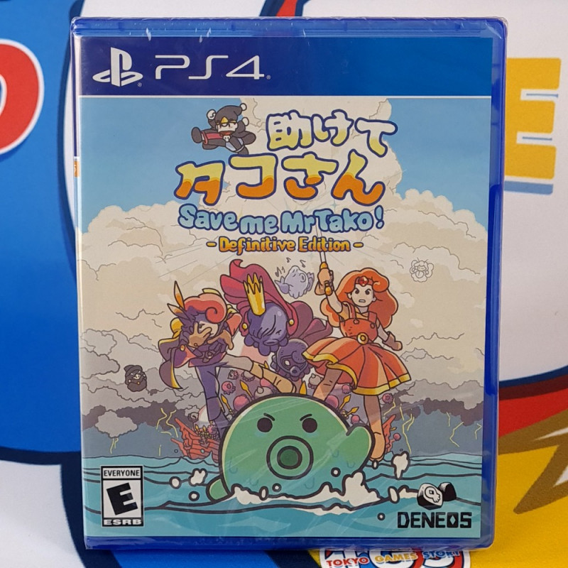 Save me Mr Tako -Definitive Edition- PS4 USA [Multi-language/Plateform, Action] NEW
