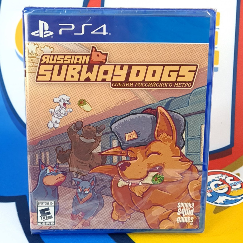 Russian Subway Dogs PS4 USA FactorySealed Physical Game In EN-FR-DE-ES-IT NEW