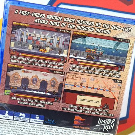 Russian Subway Dogs PS4 USA Physical Game [Multi-language/Action, Arcade] NEW