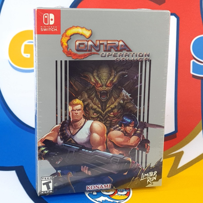 Contra: Operation Galuga Switch US (Multi-Language/Run&Gun) Probotector NEW