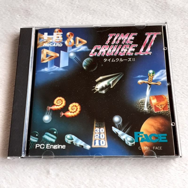 Time Cruise II Nec PC Engine Hucard Japan Ver. PCE Pinball Face 1991