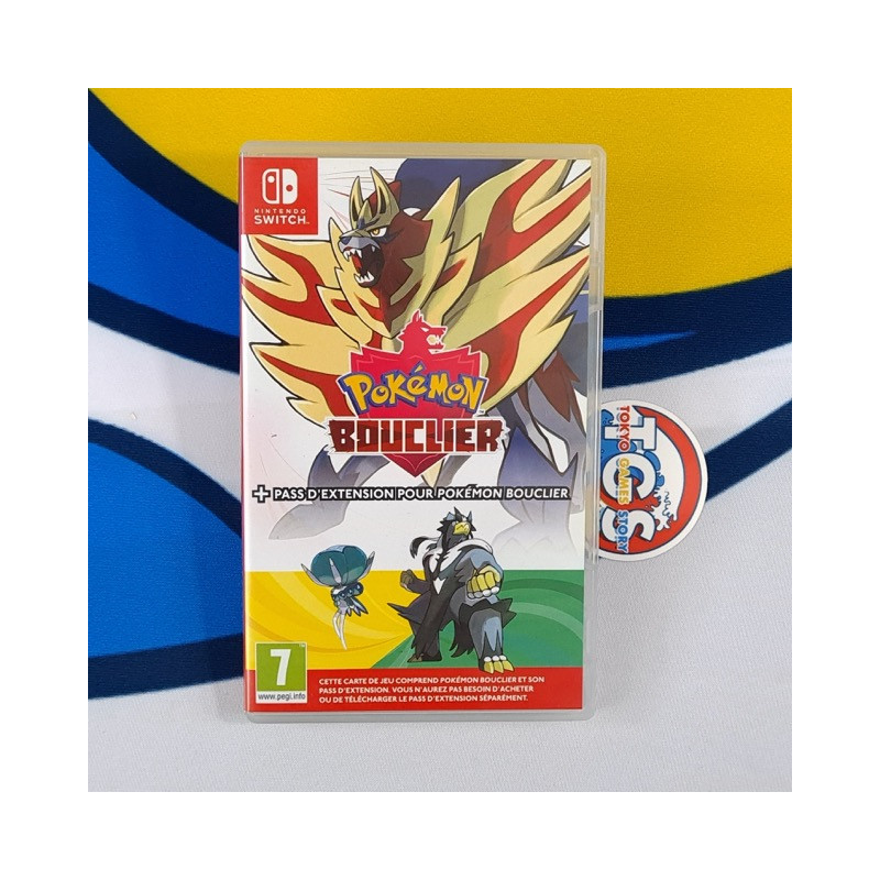 Pokemon Bouclier+Pass d'extension Nintendo SWITCH FR Used (Multi-Languages/RPG) Pokemon Bouclier+Pass d'extension Nintendo SWITCH FR Used (Multi-Languages/RPG)