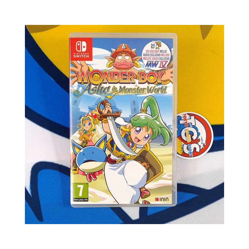 Wonder Boy Asha In Monster World Switch FR Used (Multi-Languages/Action RPG) Wonder Boy Asha In Monster World Switch FR Used (Multi-Languages/Action RPG)