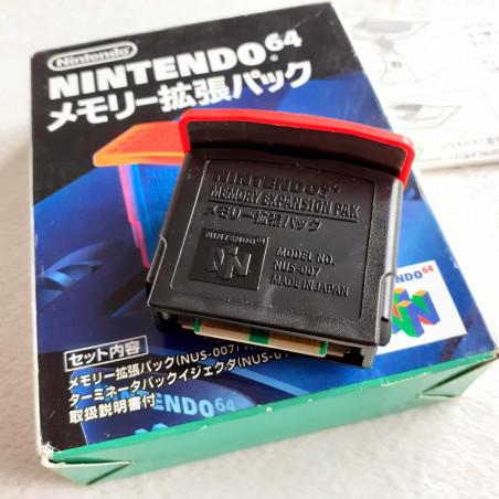 Memory Expansion Pak (Ram Pack) Nintendo 64  Japan Ver. REGION FREE N64 NUS-007 + NUS-012