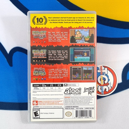 Mutant Mudds Collection Switch US Used (3 GAMES IN 1) Platform Action Puzzle