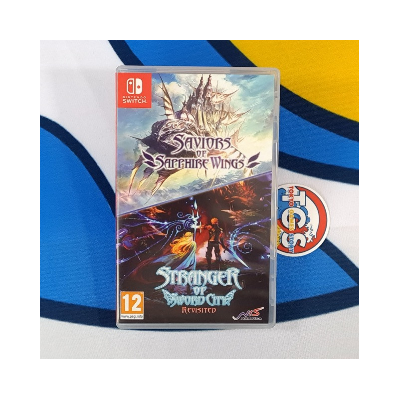 Saviors of Sapphire Wings & Stranger of Sword City Revisited Switch Fr Used (Dungeon RPG)