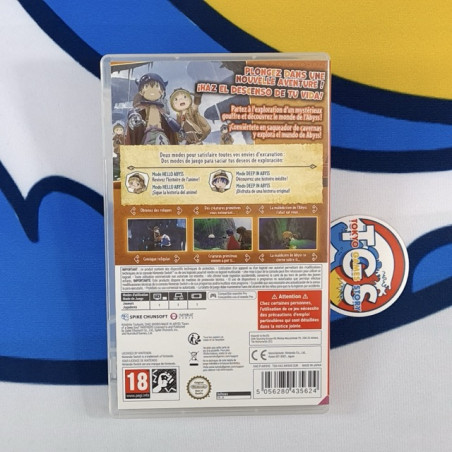 Made in Abyss Nintendo Switch Euro Used Game In EN-JP Numskull Action RPG