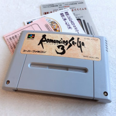 Romancing Saga 3 (No Manual) Super Famicom SFC Japan Ver. RPG Squaresoft 1995 Nintendo
