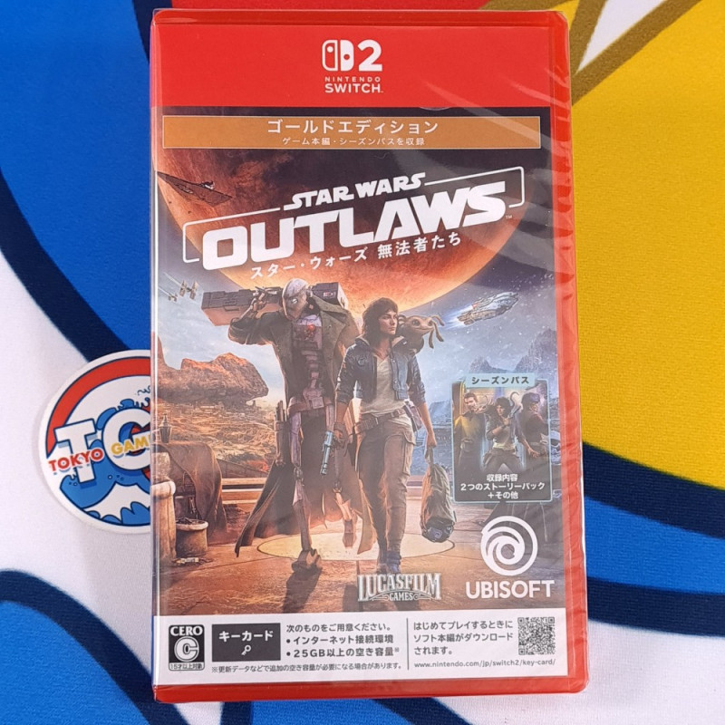 Star Wars Outlaws GOLD EDITION Switch 2 Japan (KEY CARD) [Multi-Language/Action Adventure/Ubisoft]