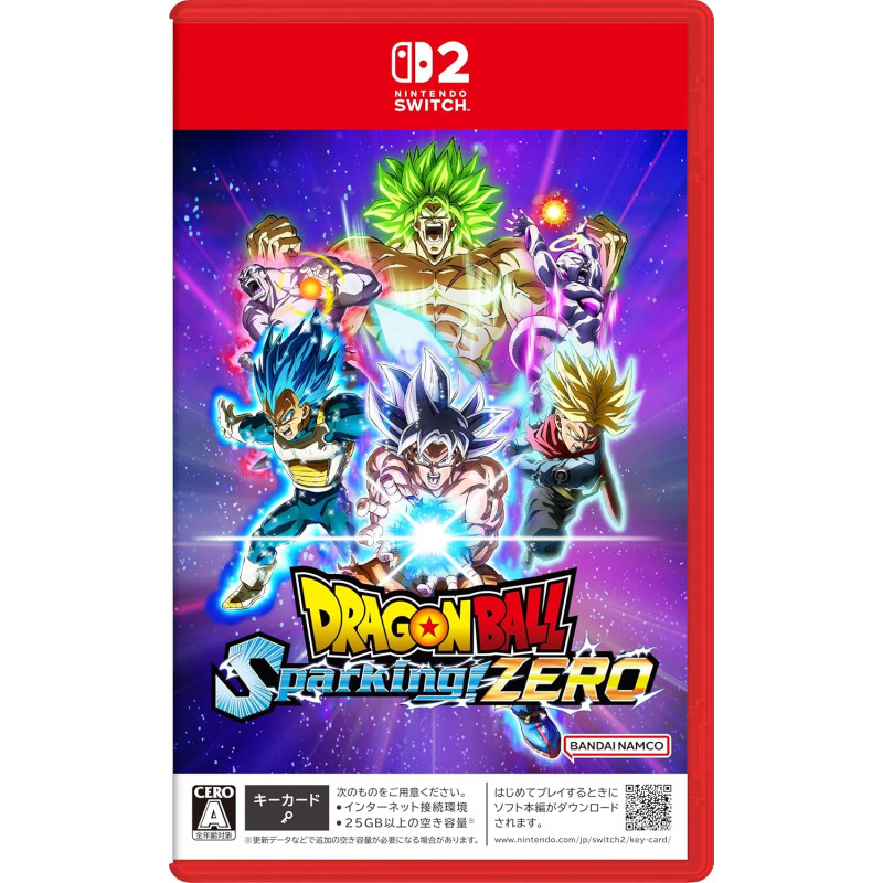 Dragon Ball: Sparking! Zero Switch 2 Japan New (KEY CARD) [Fighting] Preorder/Précommande