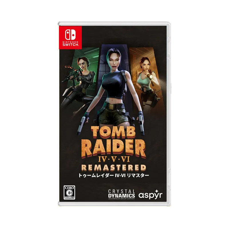 Tomb Raider IV-VI Remastered Switch Japan Starring Lara Croft [Multi-Language] Preorder/Précommande