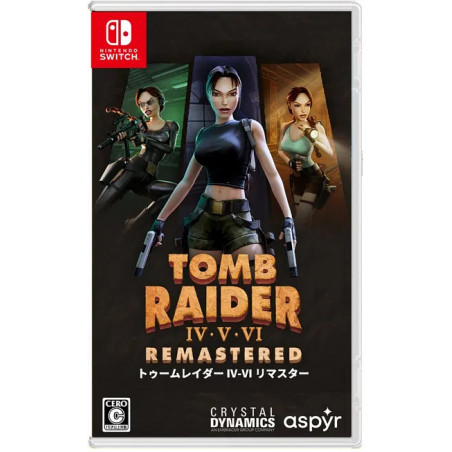 Tomb Raider IV-VI Remastered Switch Japan Starring Lara Croft [Multi-Language] Preorder/Précommande