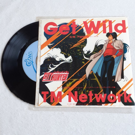 City Hunter Get Wild EP Vinyl Record (Vinyle) Japan TM Network OST Official Item