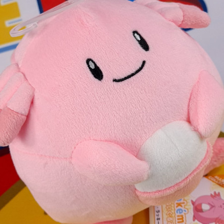Pokemon All Star Collection Plush Chansey Leveinard Peluche Japan New Official