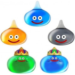 Dragon Quest Smile Slime Acrylic Clear Magnet -King Slime Ga Arawareta! JPN New