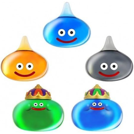 Dragon Quest Smile Slime Acrylic Clear Magnet -King Slime Ga Arawareta! JPN New