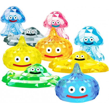 Dragon Quest Crystal Monsters Figure Diamond Cut Ver.2 Full Set of 12P Figurine Japan New