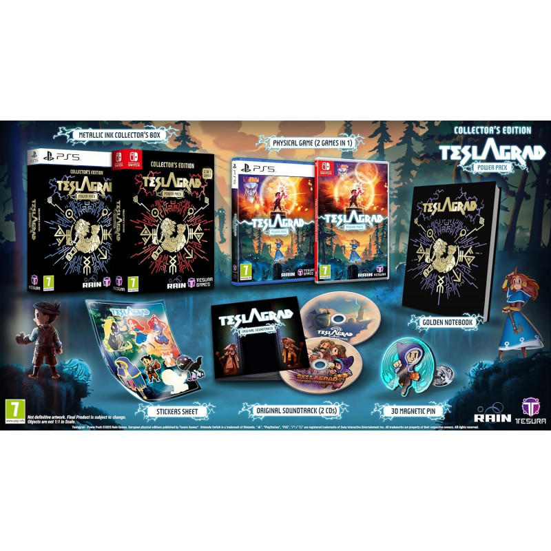 Teslagrad Power Pack PS5 EU Limited Edition [Multi-language/Adventure] Preorder/Précommande
