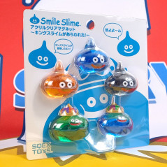 Dragon Quest Smile Slime Acrylic Clear Magnet -King Slime Ga Arawareta! JPN New