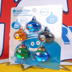 Dragon Quest Smile Slime Acrylic Clear Magnet -King Slime Ga Arawareta! JPN New