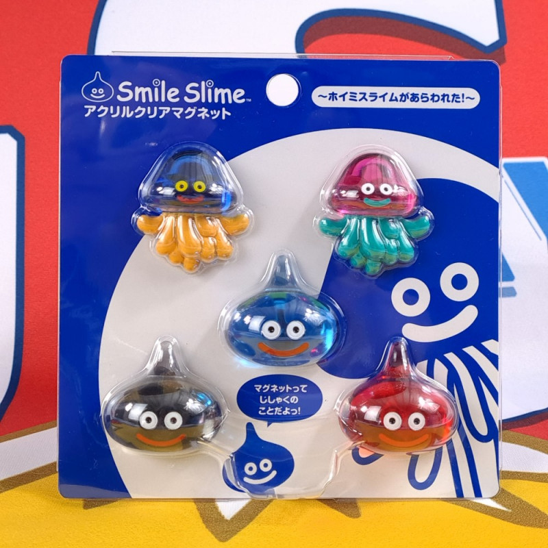 Dragon Quest Smile Slime Acrylic Clear Magnet Healslime Ga Arawareta! Japan New