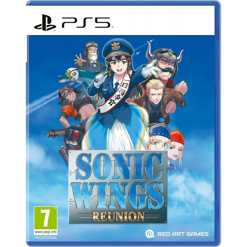 Sonic Wings Reunion PS5 Red Art Games [Multi-Languages/ Arcade Beat'em Up] Preorder/Précommande