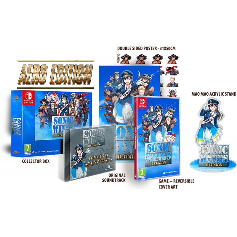 Sonic Wings Reunion Switch RAG Collector's Edition [Multi-Languages/ Arcade Beat'em Up] Preorder/Précommande
