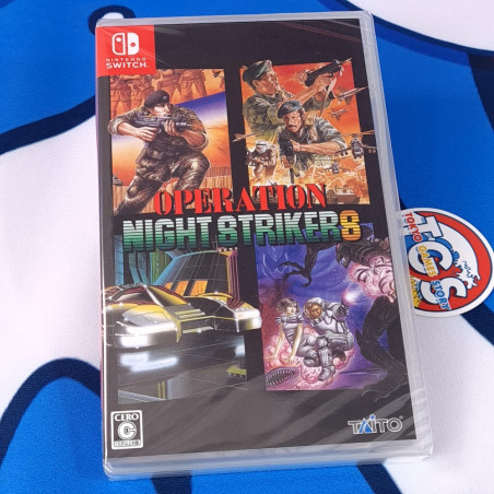 Operation Night Strikers Nintendo Switch Japan (Game in ENGLISH/Operation Wolf..) NEW