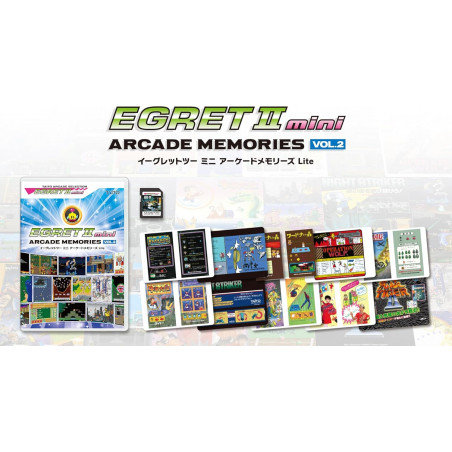 Egret II Mini Arcade Memories VOL.2 Lite Taito Japan (10gamesCard+InstruCards) Preorder/Précommande