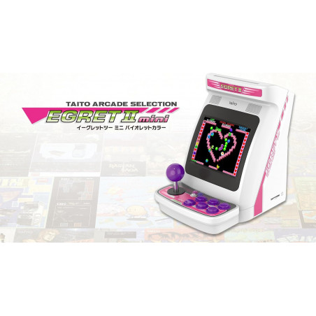 Egret II Mini (Violet) Console Arcade Japan Game Taito Preorder/Précommande