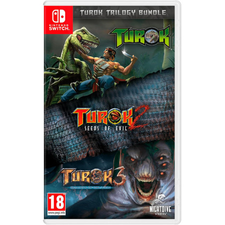 Turok Trilogy Bundle Switch EU [Multilingual/Action Adventure, FPS Shooting] Preorder/Précommande