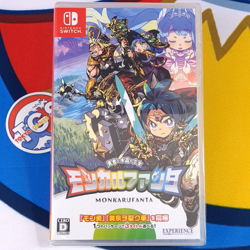 Monkarufanta: The Hero and the Crystal Girl Nintendo Switch Japan [Action RPG] NEW