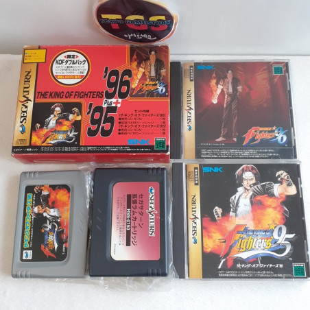 Kof Double Pack King Of Fighters 96 + 97 Sega Saturn Japan Ver. Fighting SNK 1996