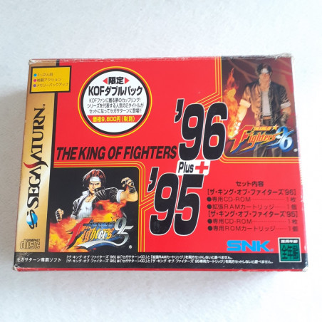 Kof Double Pack King Of Fighters 96 + 97 Sega Saturn Japan Ver. Fighting SNK 1996